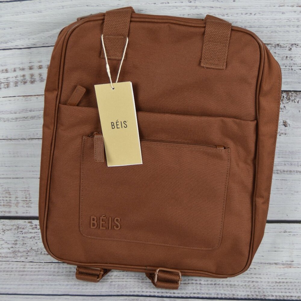 BEIS The Expandable Backpack in Maple NWT in BAG